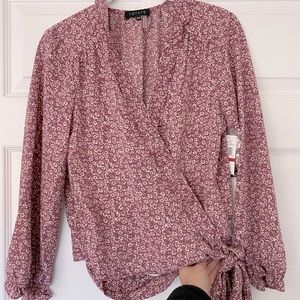 1. State wrap blouse. Brand New